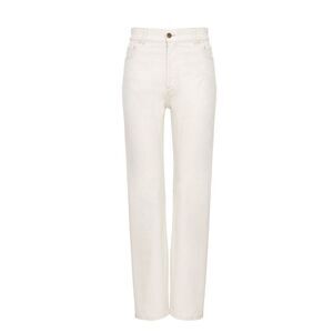 Chloé "SEMERU" STRAIGHT-LEG JEANS in Iconic Milk NWT Size 26
